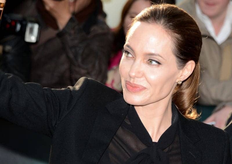 Angelina Jolie may have undergone a chin augmentation for a longer jawline. Angelina Jolie may have undergone a chin augmentation for a longer jawline.
