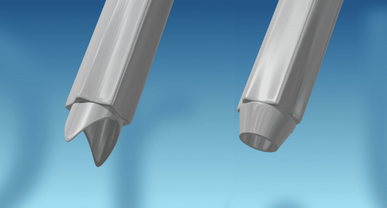 Hex FUE punches feature a hexagonal outer edge. Hex FUE punches feature a hexagonal outer edge.