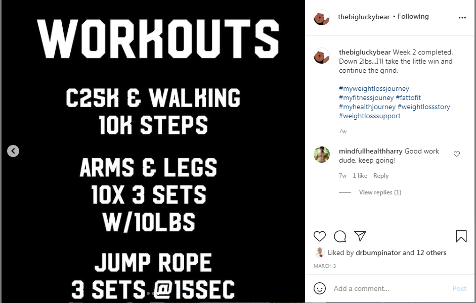 @thebiglucky bear proudly showcases his workout accomplishments @thebiglucky bear proudly showcases his workout accomplishments